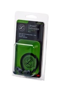 3M Littmann Master Classic Stethoscope Spare Parts Kit, Black, 40022