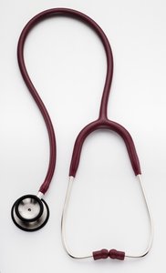 Welch Allyn Harvey Professional Dual Head Stethoscope, Burgundy (28"), 5079-139