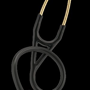 2175 3M Littmann Master Cardiology Stethoscope, Black & Brass (27″)