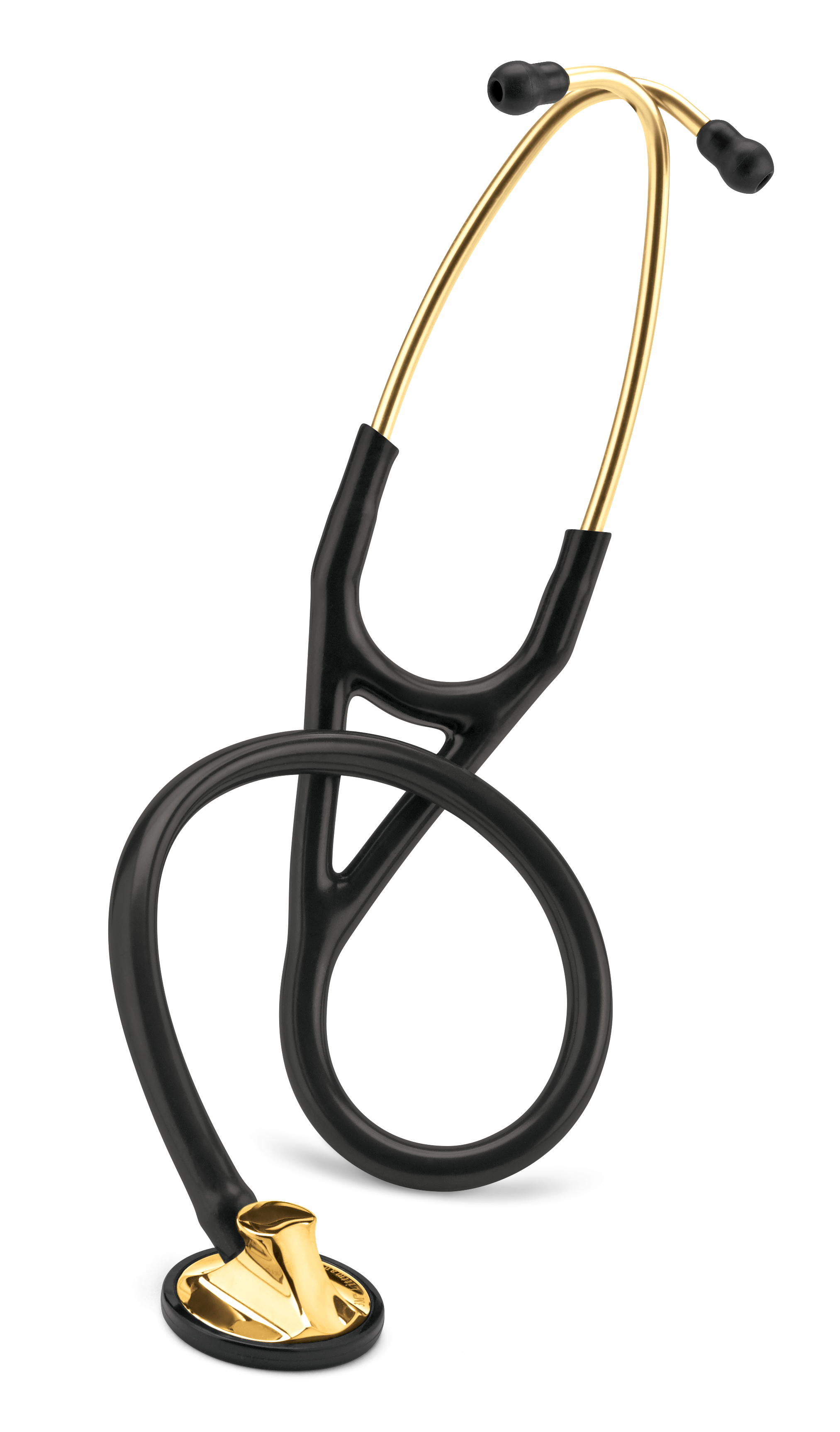 2175 3M Littmann Master Cardiology Stethoscope, Black & Brass (27″)