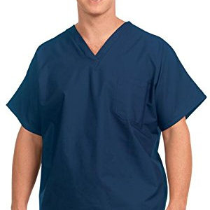 Simply Soft Scrub Shirt, Unisex, Navy, 6522