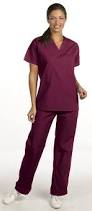 Drawcord Scrub Pants, Unisex, Cranberry, 889