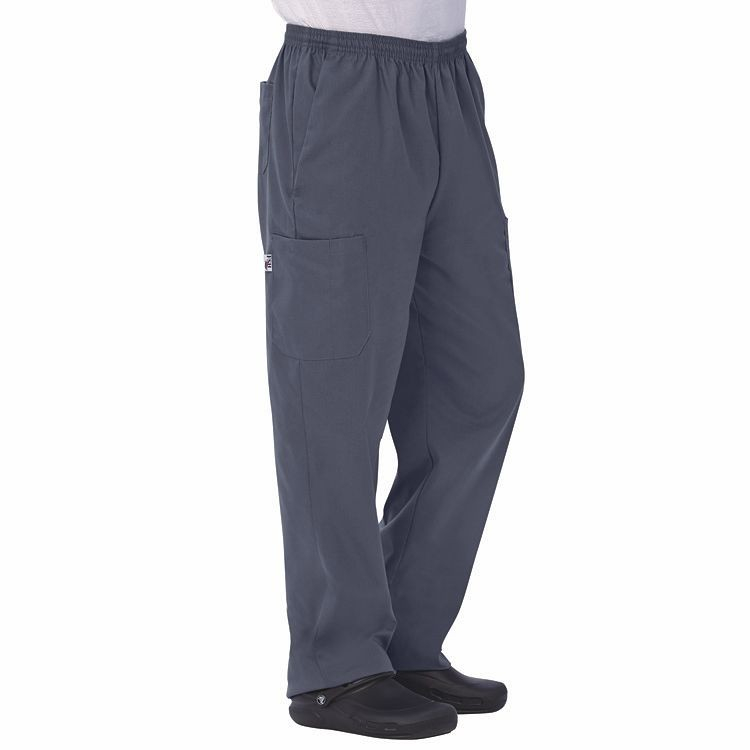Simply Soft Cargo Scrub Pants, Unisex, Pewter, 8204