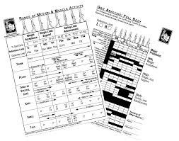 Observational Gait Analysis Card, 45575
