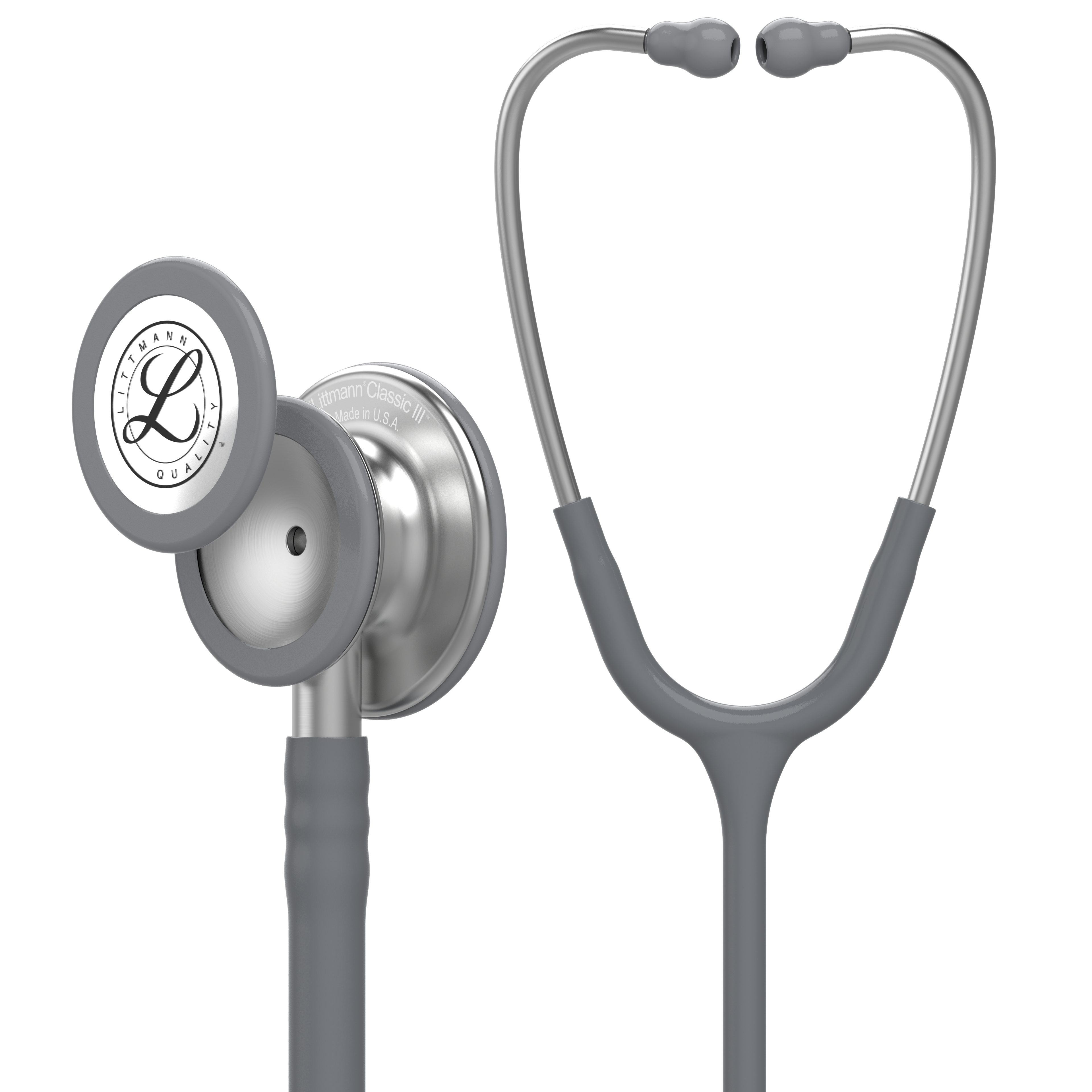 5621 3M Littmann Classic III Monitoring Stethoscope, Gray (27")