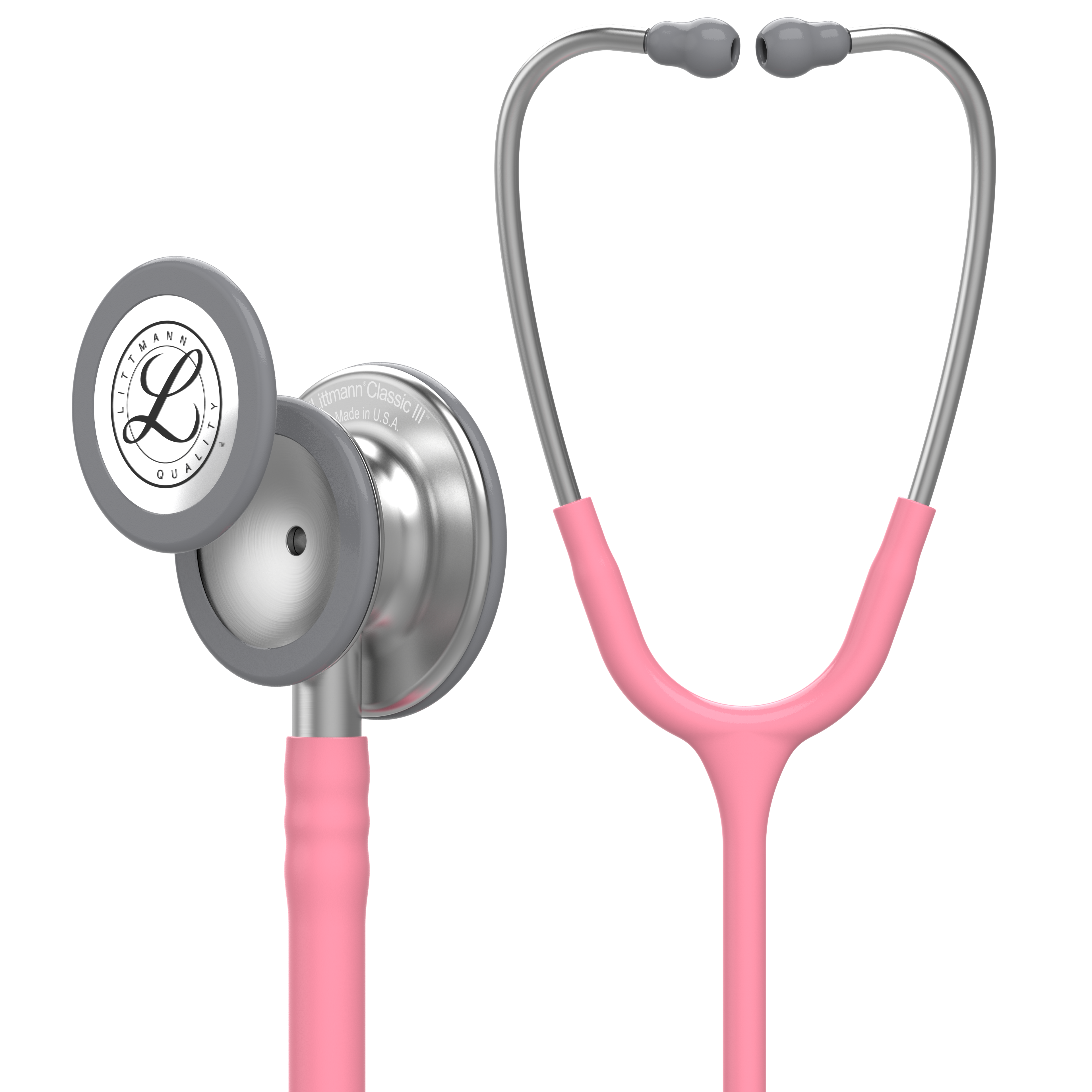 5633 3M Littmann Classic III Monitoring Stethoscope, Pearl Pink (27")