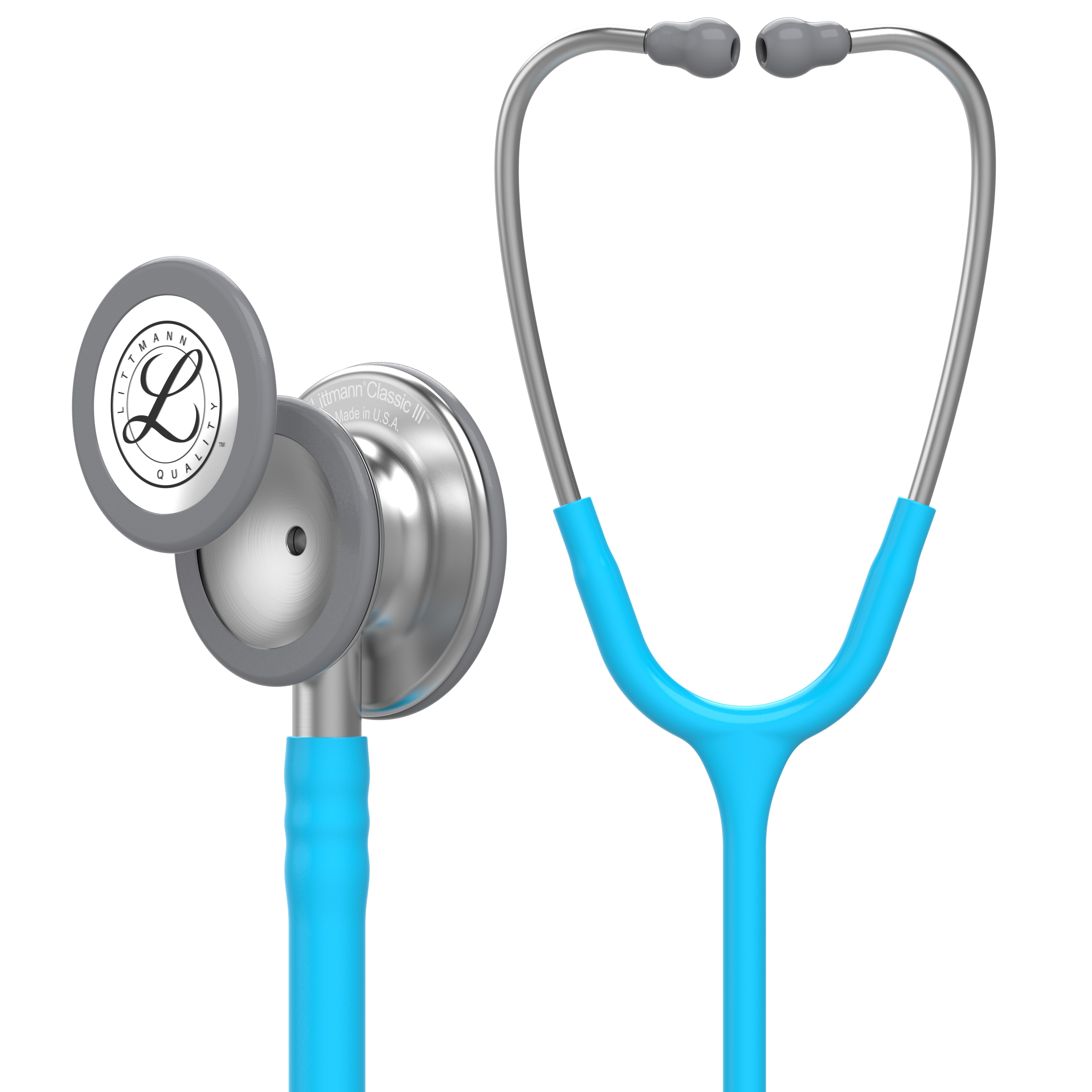 5835 3M Littmann Classic III Monitoring Stethoscope, Turquoise (27")
