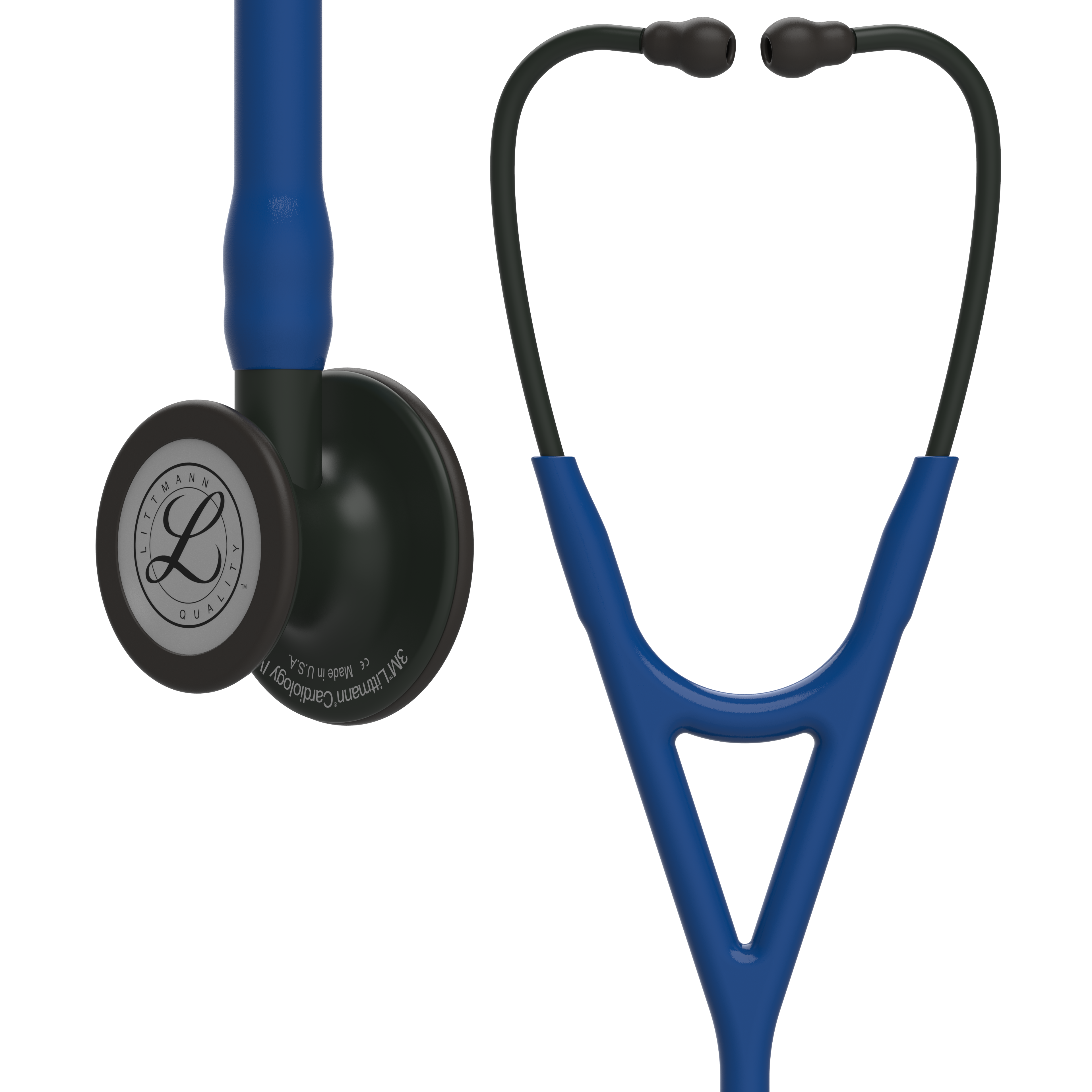 6168 3M Littmann Cardiology IV Diagnostic Stethoscope, Navy and Black (27")