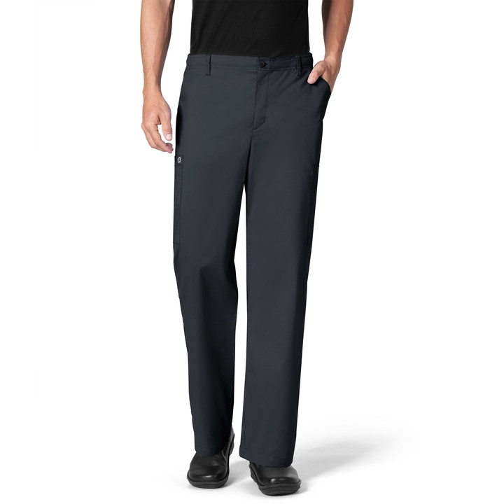 WonderWink Cargo Pants, Men's, Pewter, 503A-Pewter