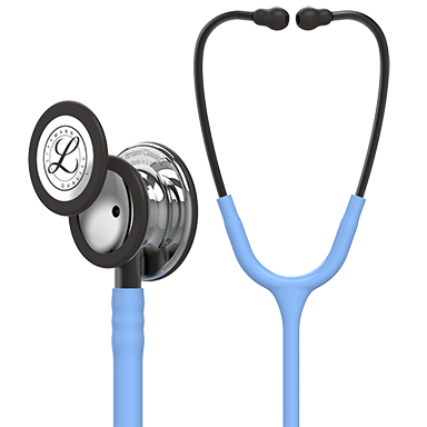 5959 3M Littmann Classic III Monitoring Stethoscope, Ceil Blue and Mirror w/Smoke Stem (27")