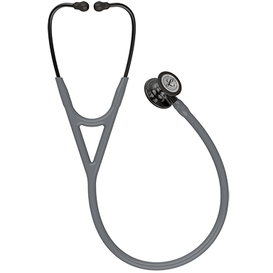 6238 3M Littmann Cardiology IV Diagnostic Stethoscope, Gray and High-Polish Smoke w/Smoke Stem (27") - Image 2