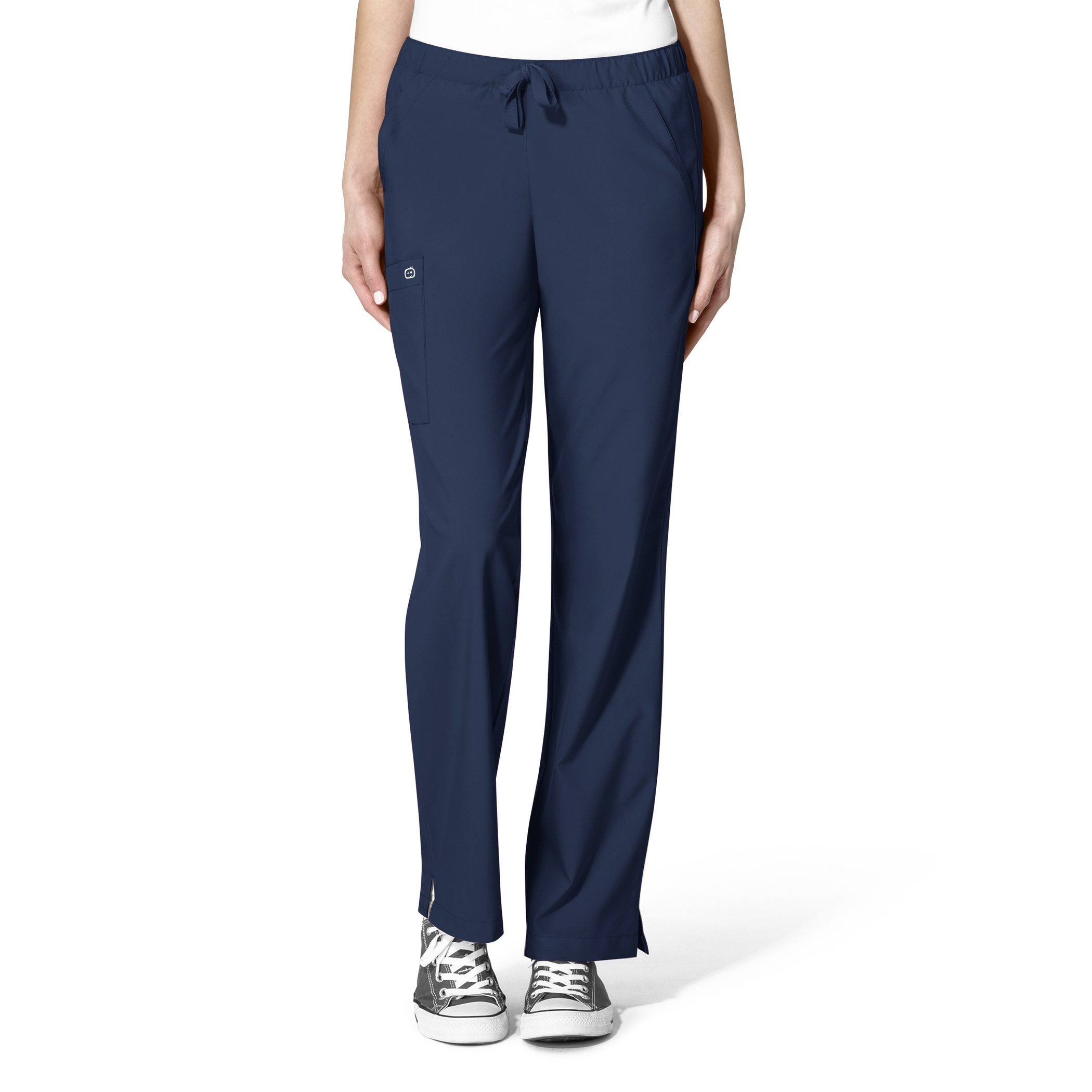 WonderWink Drawstring Pant, Women's, Navy (Petite)