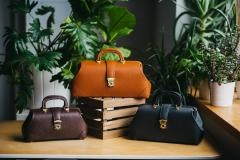 Leather Physician’s Bag, (16" x 6" x 9"), S-25216