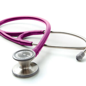 ADC Adscope Cardiology Stethoscope, Metallic Raspberry, 601MRS
