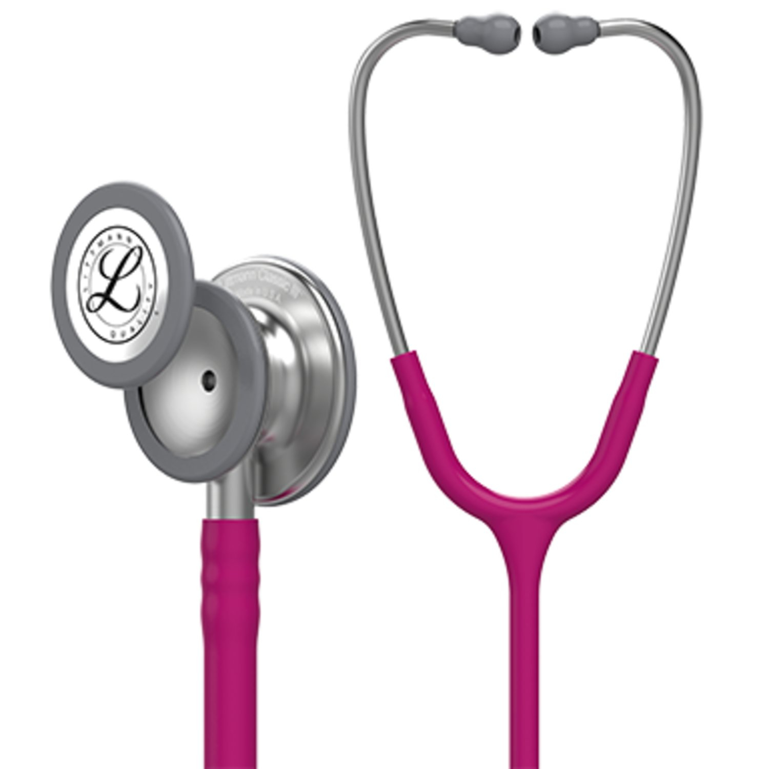 5648 3M Littmann Classic III Monitoring Stethoscope, Raspberry (27")
