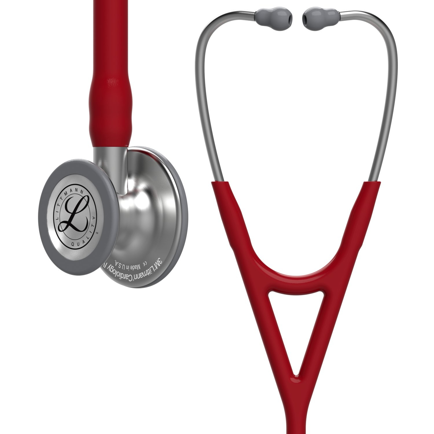6184 3M Littmann Cardiology IV Diagnostic Stethoscope, Burgundy (27″)
