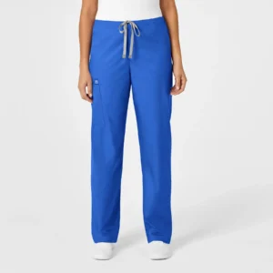 WonderWink Drawstring Cargo Pant, Unisex, Car Blue - 500A-Royal Blue