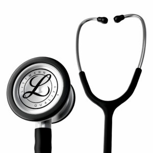 5620C 3M Littmann Classic III Monitoring Stethoscope, Black Satin Finish (27")