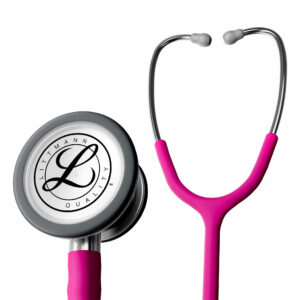 5648C 3M Littmann Classic III Monitoring Stethoscope, Raspberry Satin Finish (27")
