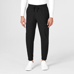 WonderWink Cargo Jogger Pant, Men's, Black (Tall)