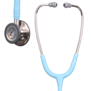 NEW! 5912C 3M Littmann Classic III Monitoring Stethoscope, Stainless-finish Chestpiece, Marine Blue Tube (27")