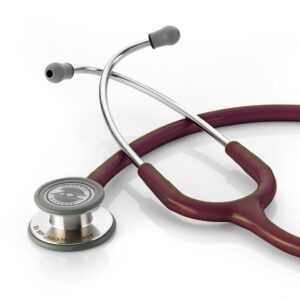 Burgundy, ADC Adscope 608 Convertible Clinician Stethoscope, 608BD