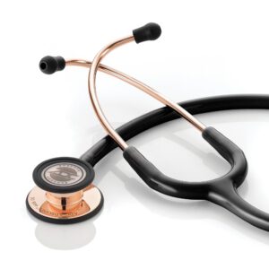 Rose Gold/Black, ADC Adscope 608 Convertible Clinician Stethoscope, 608RGBK