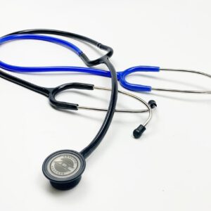 Black/ Royal Blue ADC Adscope 613 Clinician Teaching Stethoscope, 613BKRB