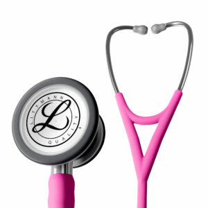 6159C 3M Littmann Cardiology IV Diagnostic Stethoscope, Rose Pink Satin Finish (27″)