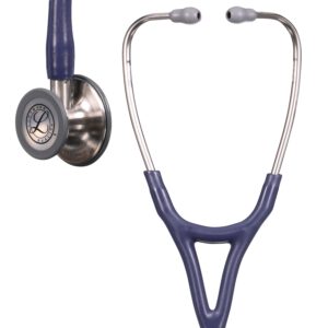 NEW! 6187C 3M Littmann Cardiology IV Diagnostic Stethoscope, Stainless-finish Chestpiece, Midnight Blue Tube (27″)