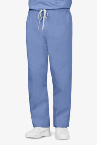 Drawcord Scrub Pants, Unisex, Ceil Blue, 899