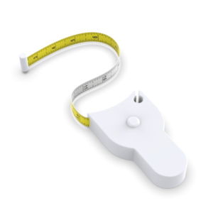 A PERFECT WAIST & BODY TAPE MEASURE, (WHITE) - BWT-014