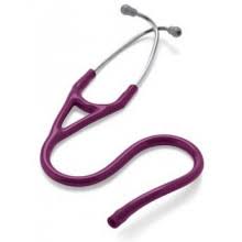 3M Littmann Cardiology Stethoscope Binaurals, Plum Tubing, Gray Eartips (27"), 7880832877